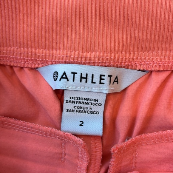 Athleta Pants Brooklyn Ankle Sunset Glow Size 2 - Picture 7 of 8